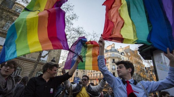 Liskarrak Frantzian homosexualen ezkontzengatik