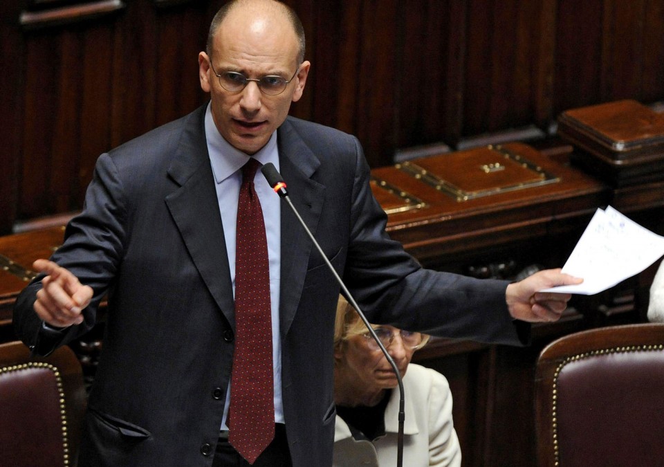 Enrico Letta Italiako Gobernuaren buruzagia. EFE