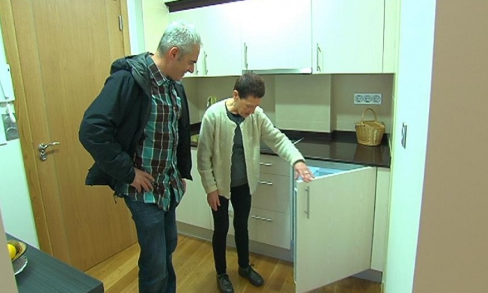 Itziar Aizpurua 'Bisitaria' saion. Argazkia: EITB.