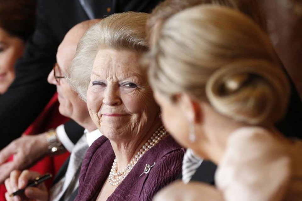 La rina Beatriz y su nuera, Máxima Zorreguieta. Foto: EFE