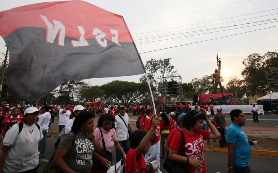 Langileen protestak Nikaraguan. EFE. 