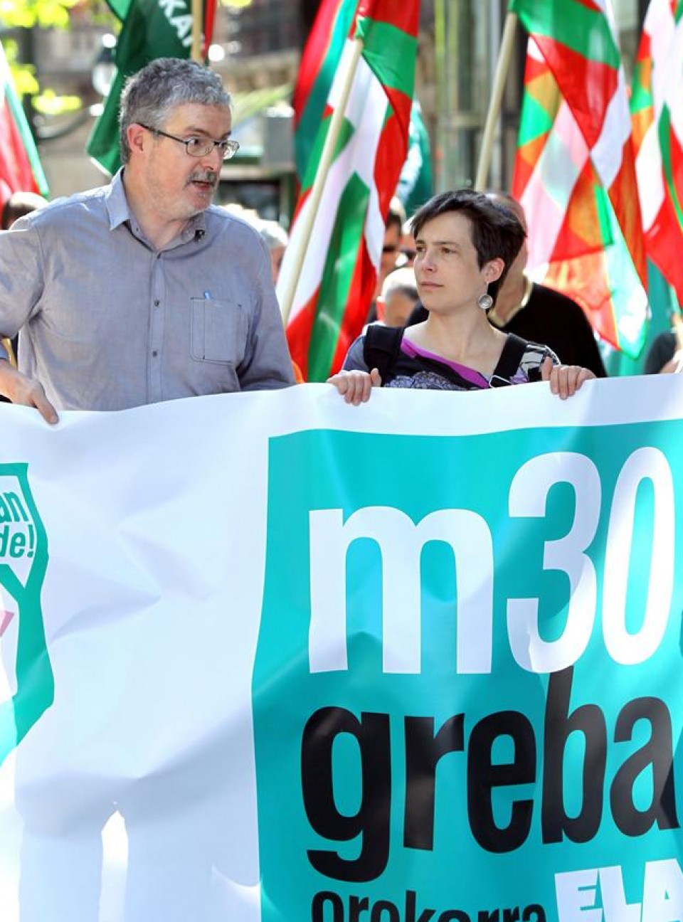 Txiki Muñoz ELAko idazkari nagusia. Argazkia: EFE