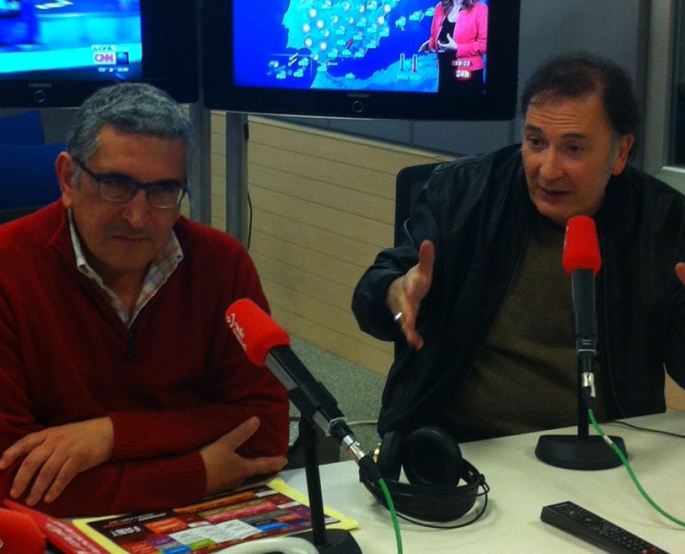 Justo Ezenarro y Ernesto del Rio, presentando FANT 2013