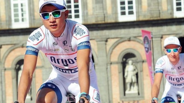 Chen Ji, el día de la presentación del Giro 2013. Efe.