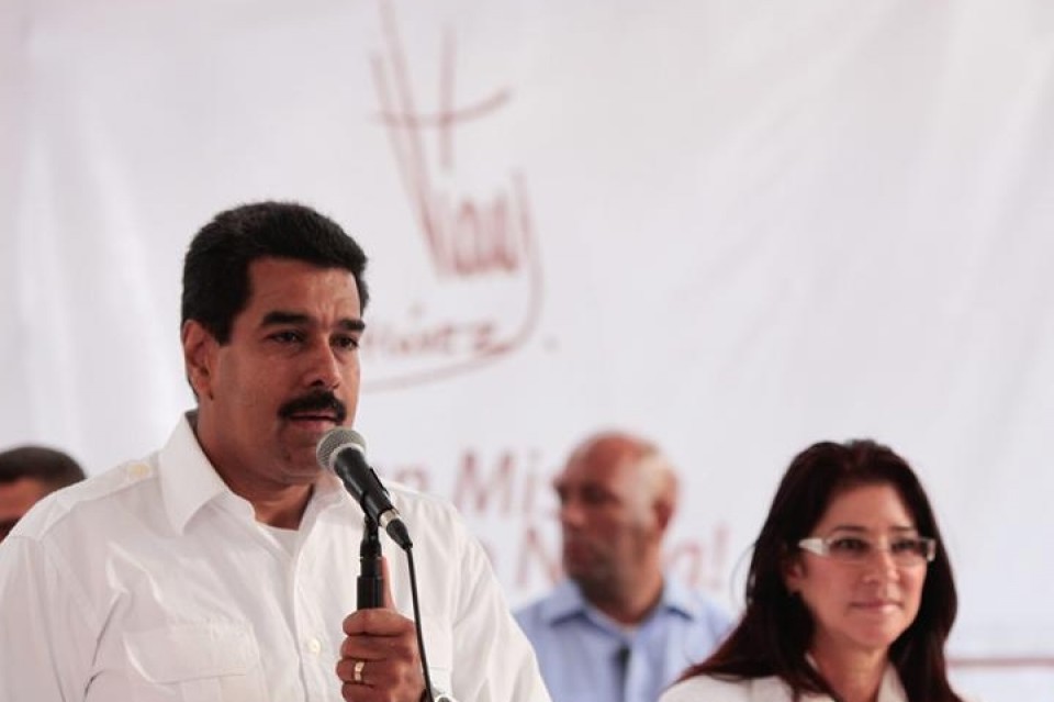 Nicolas Maduro en un acto público celebrado el fin de semana.