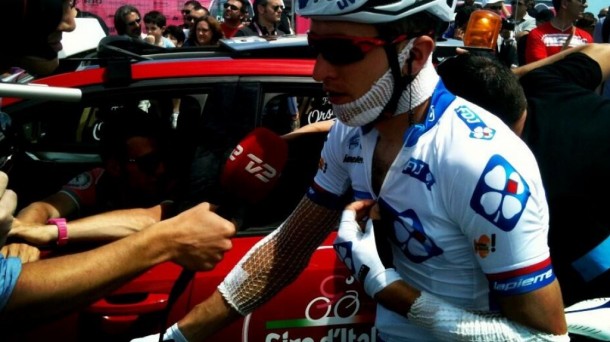 Laurent Pichon. Foto: Twitter Giro d'Italia