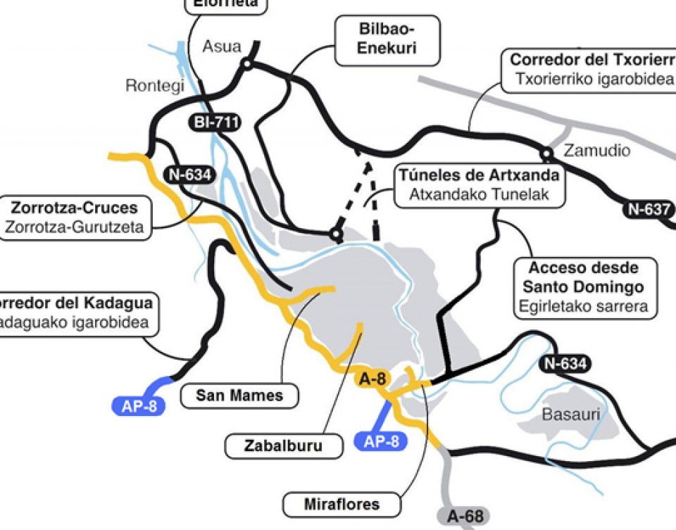 Bilbao trafico mapa