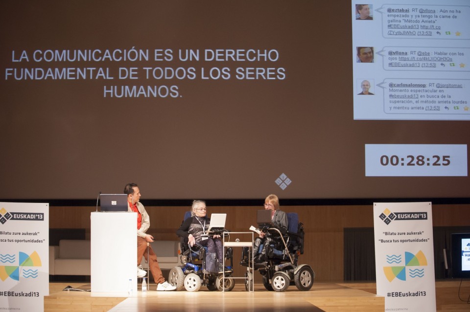 Arrieta ahizpen mezua (Argazkia: EiTB)