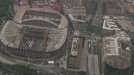 Aerial images of the construction of Athletic Club's new stadium 
