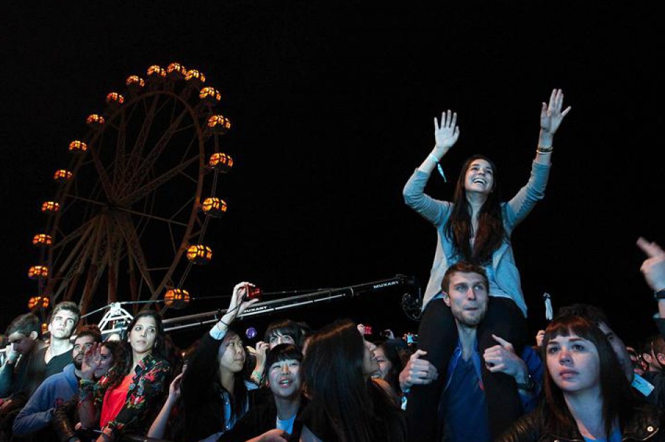 Ambiente en el festival Primavera Sound 2013. Foto: EFE