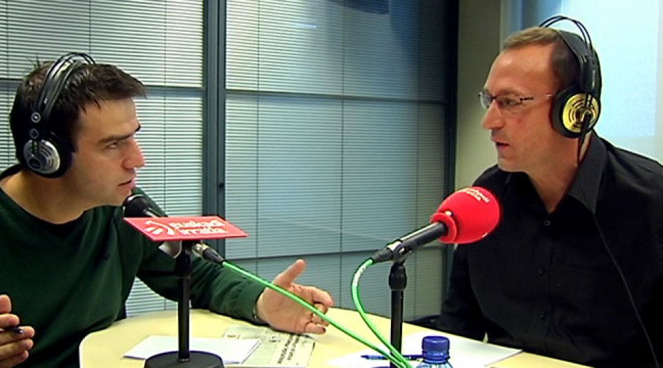 Gorka Maneiro eta Juanjo Arrizabalaga, Radio Euskadin.