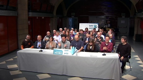 El colectivo Nazioen Mundua ha presentado en Bilbao la iniciativa 'Gure Esku Dago'. Foto: eitbcom