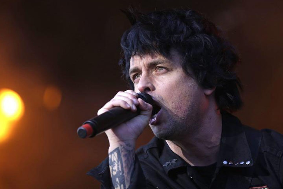 Concierto de Green Day en Viena, Austria. Foto: EFE
