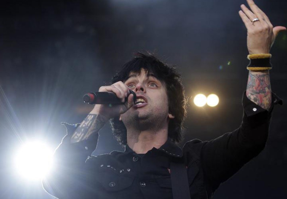 Concierto de Green Day en Viena, Austria. Foto: EFE