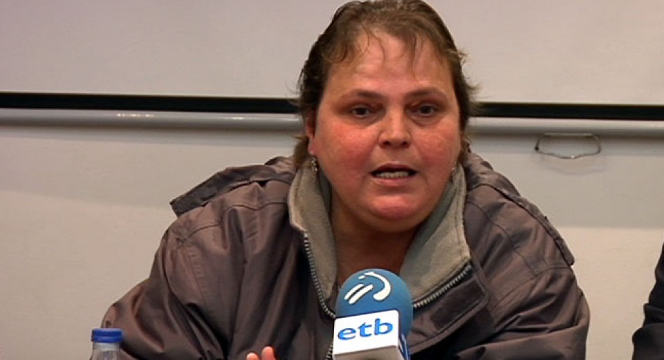 María Atxabal durante la rueda de prensa.