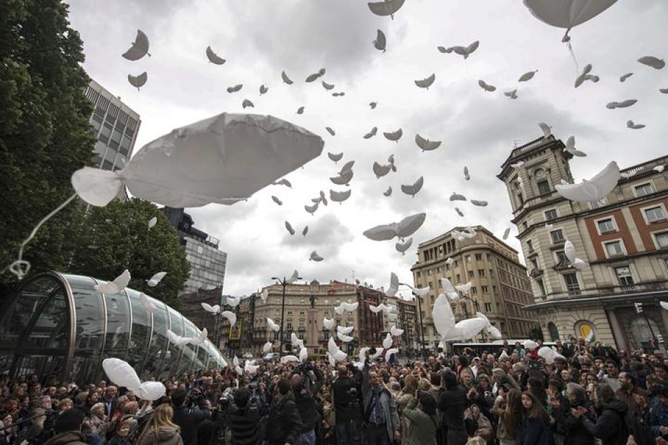 Imagen que ha dejado la última aparición de Gesto. Foto: EFE