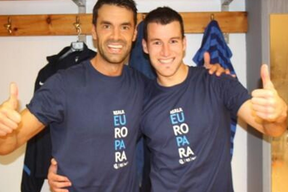 Prieto y Agirretxe. Twitter Real Sociedad