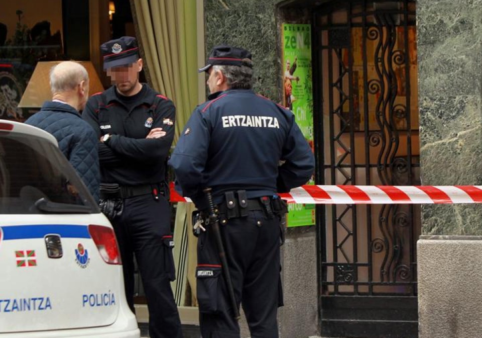 Gimnasioa inaguratu egin du Ertzaintzak. EFe.