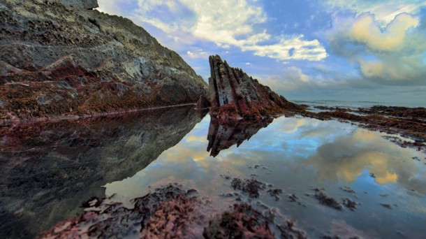 Playa de Itzurun en Zumaia. Autor: Xan Torres