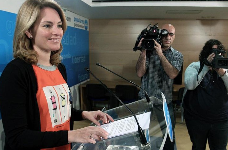 La presidenta del PP vasco Arantza Quiroga. Foto: EFE