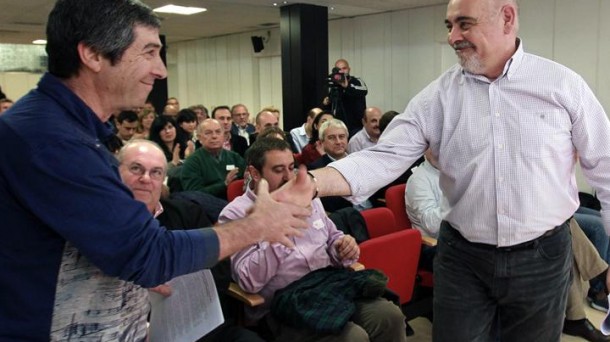 José Antonio Pastor con Joaquin Colmenero. EFE