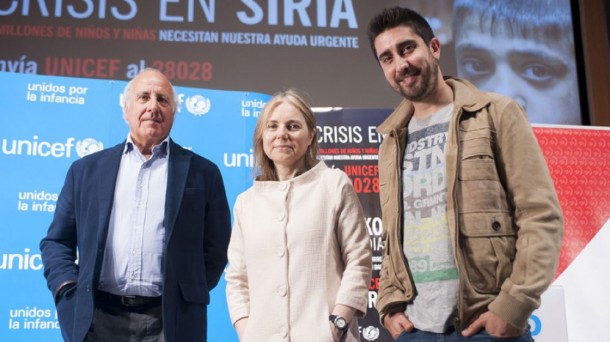 Presentación de la campaña de UNICEF a favor de la infancia siria en EiTB.