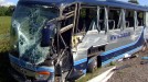 Bilbotik Logroñora zihoan autobus batek istripua izan du AP-68an