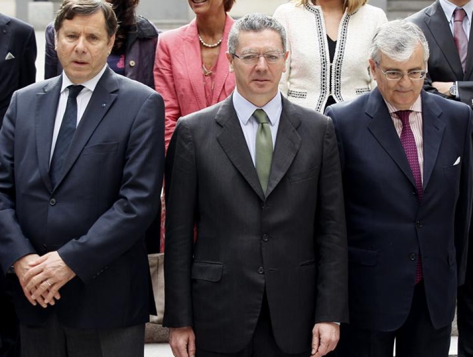 Alberto Ruiz-Gallardón, ministro de Justicia. Foto: EFE