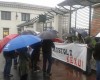 Manifestation en faveur des ikastola à Hendaye. Photo: EITB