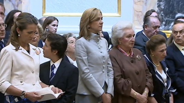 La Infanta Cristina, junto a la Familia Real. Foto: eitb.com