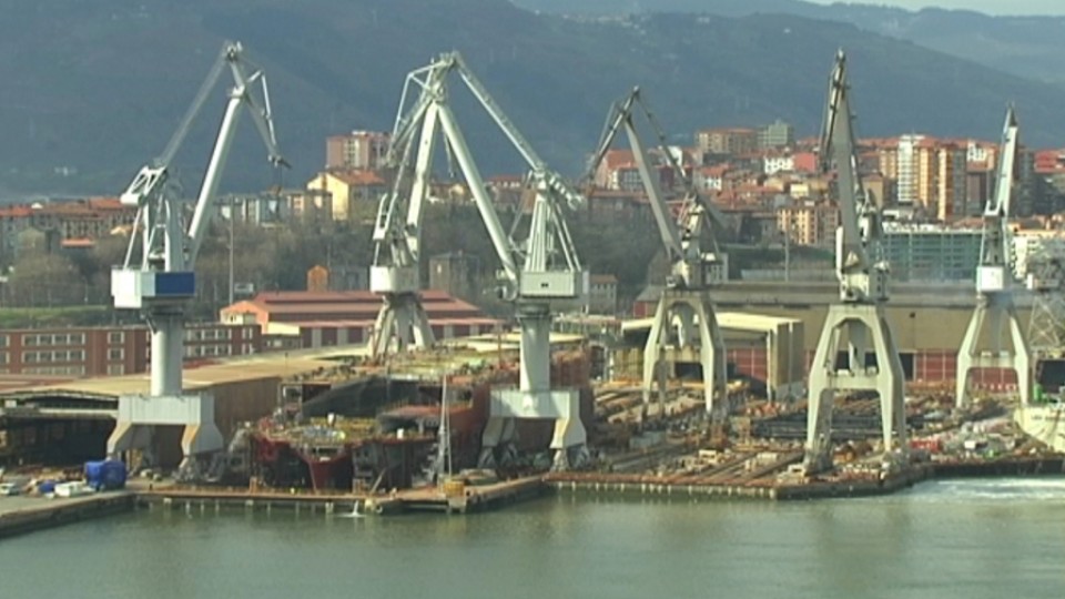 Galicia, Asturias y Euskadi concentran la mayor parte de los astilleros afectados. Foto: EITB.