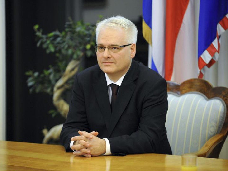 El presidente de Croacia, Ivo Josipovic. Foto: EFE