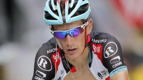 Andy Schleck, en la jornada de ayer. Foto: EFE