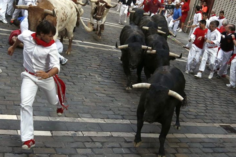 Asteazkeneko entzierroa. Argazkia: EFE