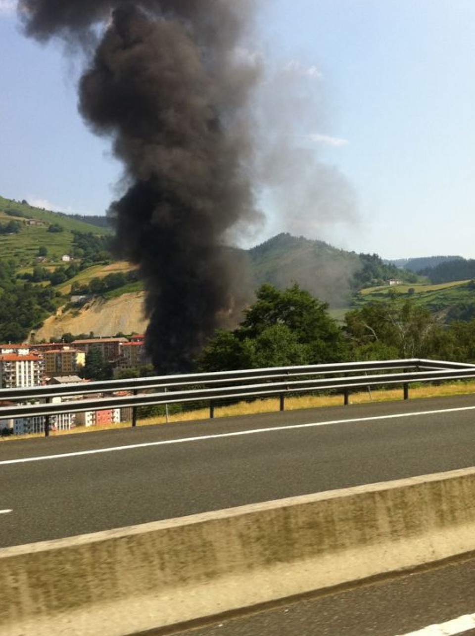 Incendio en Microfusión Alfa de Eibar.
