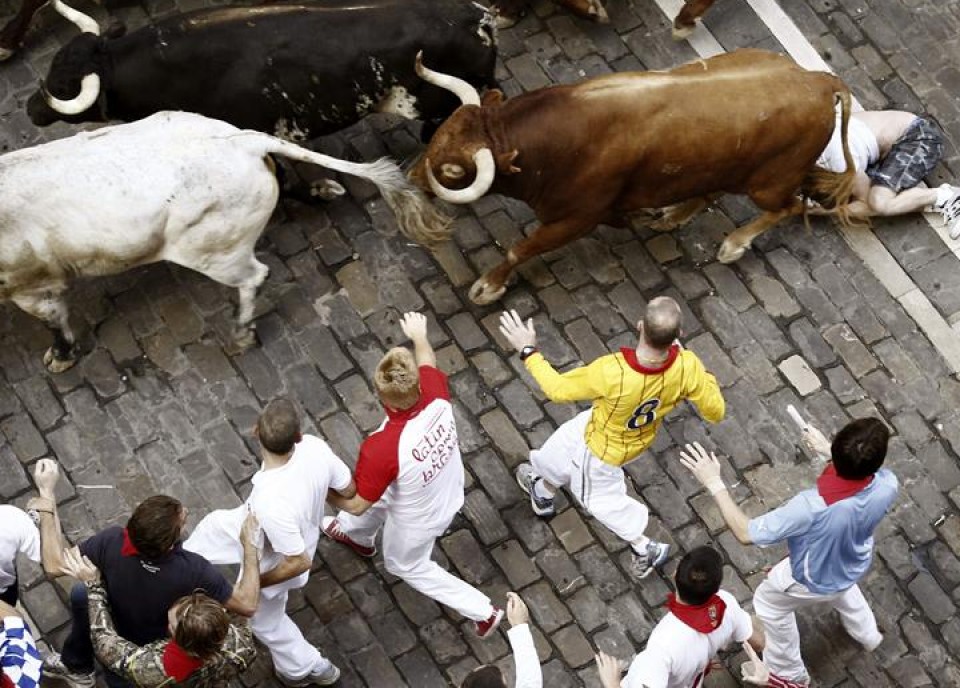 Osteguneko entzierroa. Argazkia: EFE