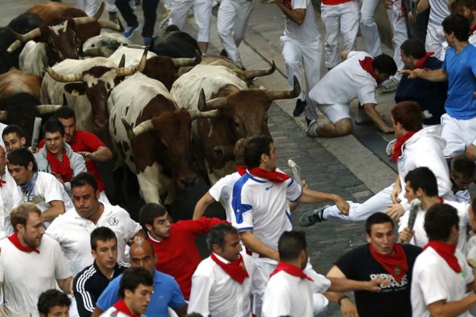 Osteguneko entzierroa. Argazkia: EFE