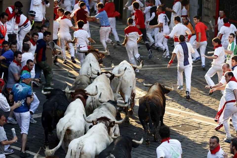 Osteguneko entzierroa. Argazkia: EFE