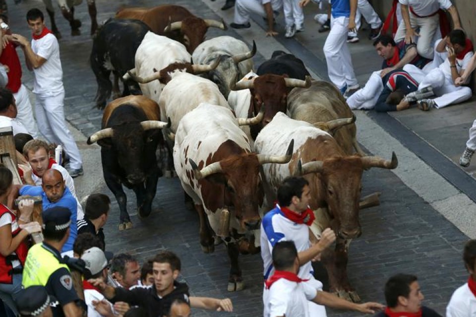 Osteguneko entzierroa. Argazkia: EFE