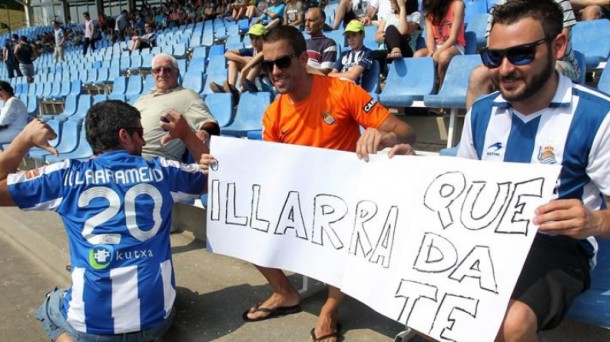 Asier Illarramendi, aplaudido por la afición. Foto: EFE