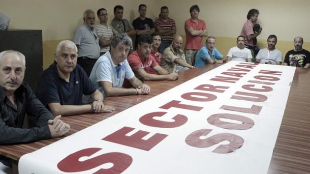 Trabajadores de los astilleros  Foto: Efe