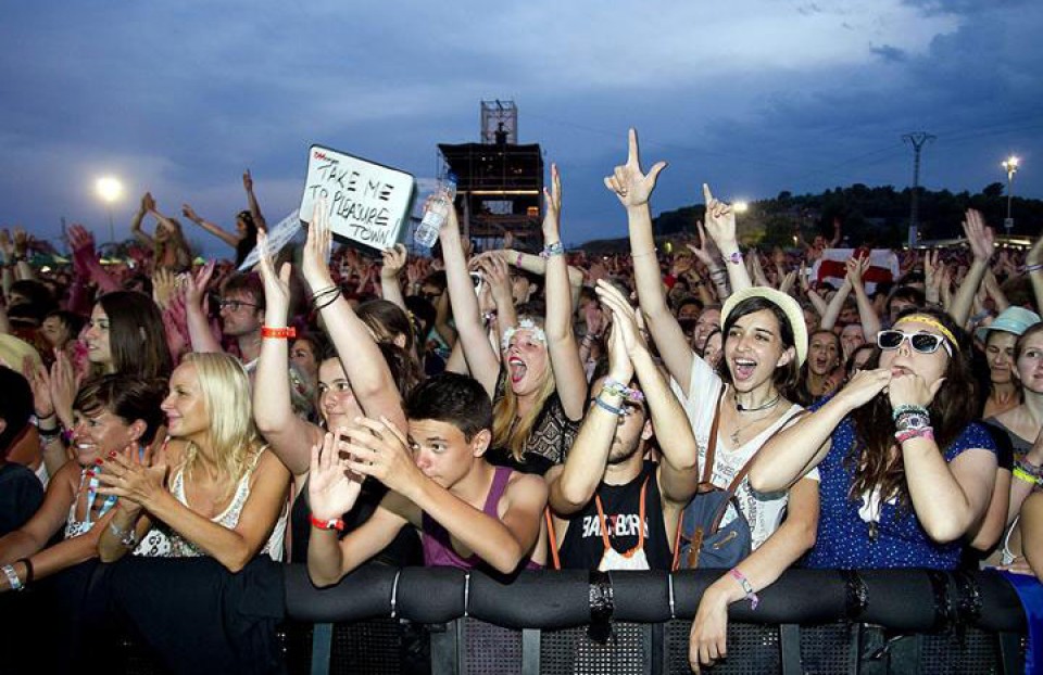 Ikusleen argazkia FIB 2013 jaialdian. Argazkia: EFE