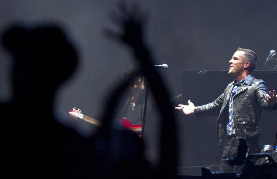 The Killers taldearen kontzertua FIB 2013 jaialdian. Argazkia: EFE