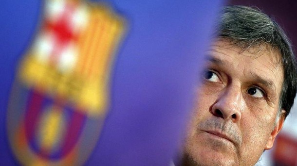 El nuevo entrenador del Barcelona, durante su presentación oficial. Efe.