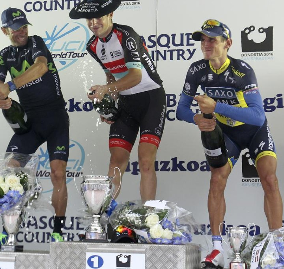 Valverde, Gallopin eta Kreuziger. Efe.