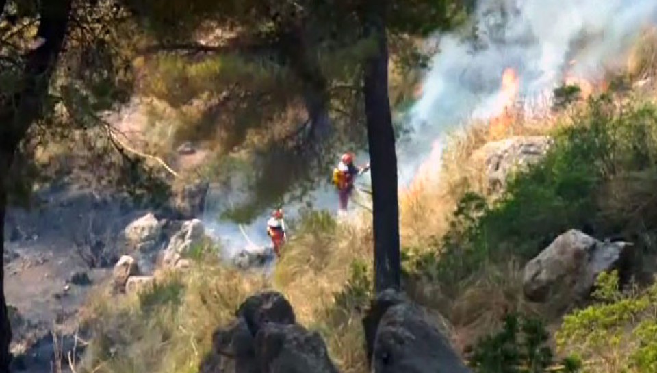 Incendio en Mallorca.