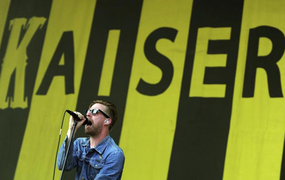 Ricky Wilson, en el concierto de Kaiser Chiefs, en Greenvilla 2013. Foto: EFE