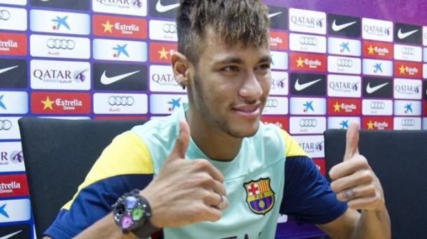 Neymar asegura estár "más que feliz" en el Barcelona. Efe.