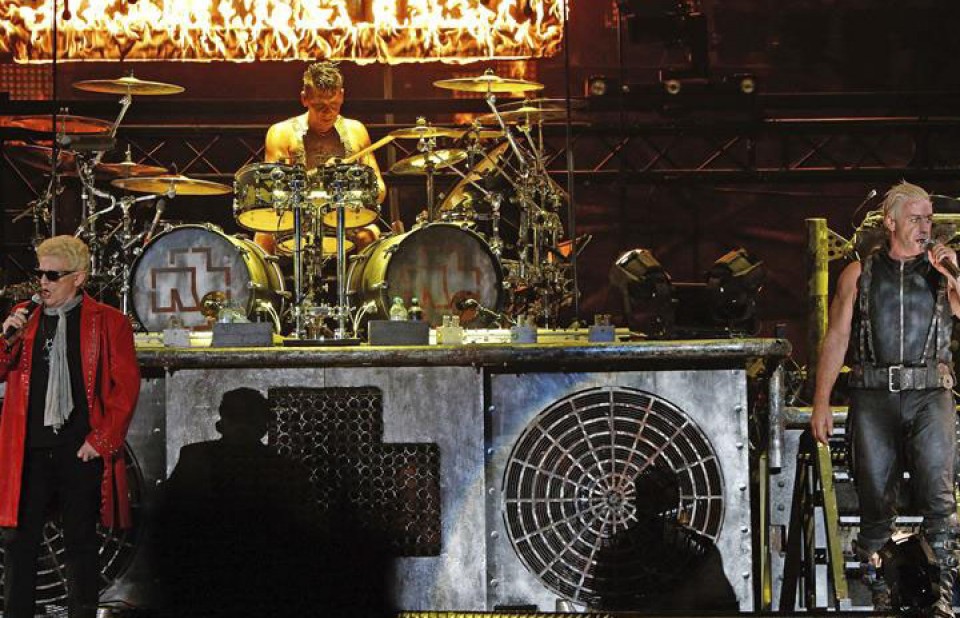 Rammstein taldearen kontzertua Wacken 2013 jaialdian. Argazkia: EFE