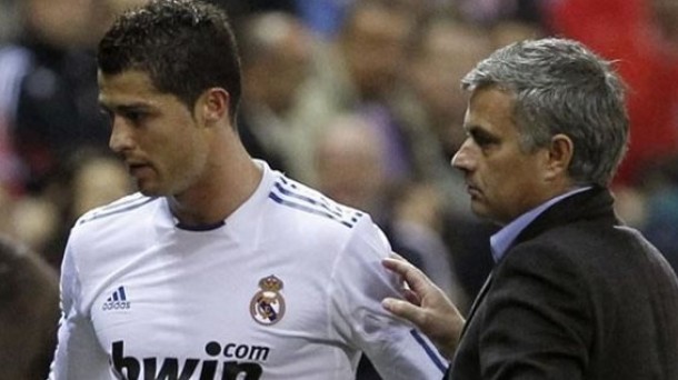 Cristiano Ronaldo y Mourinho. Foto: EFE